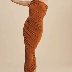 Norma Kamali Dress, Size XL, Bronze